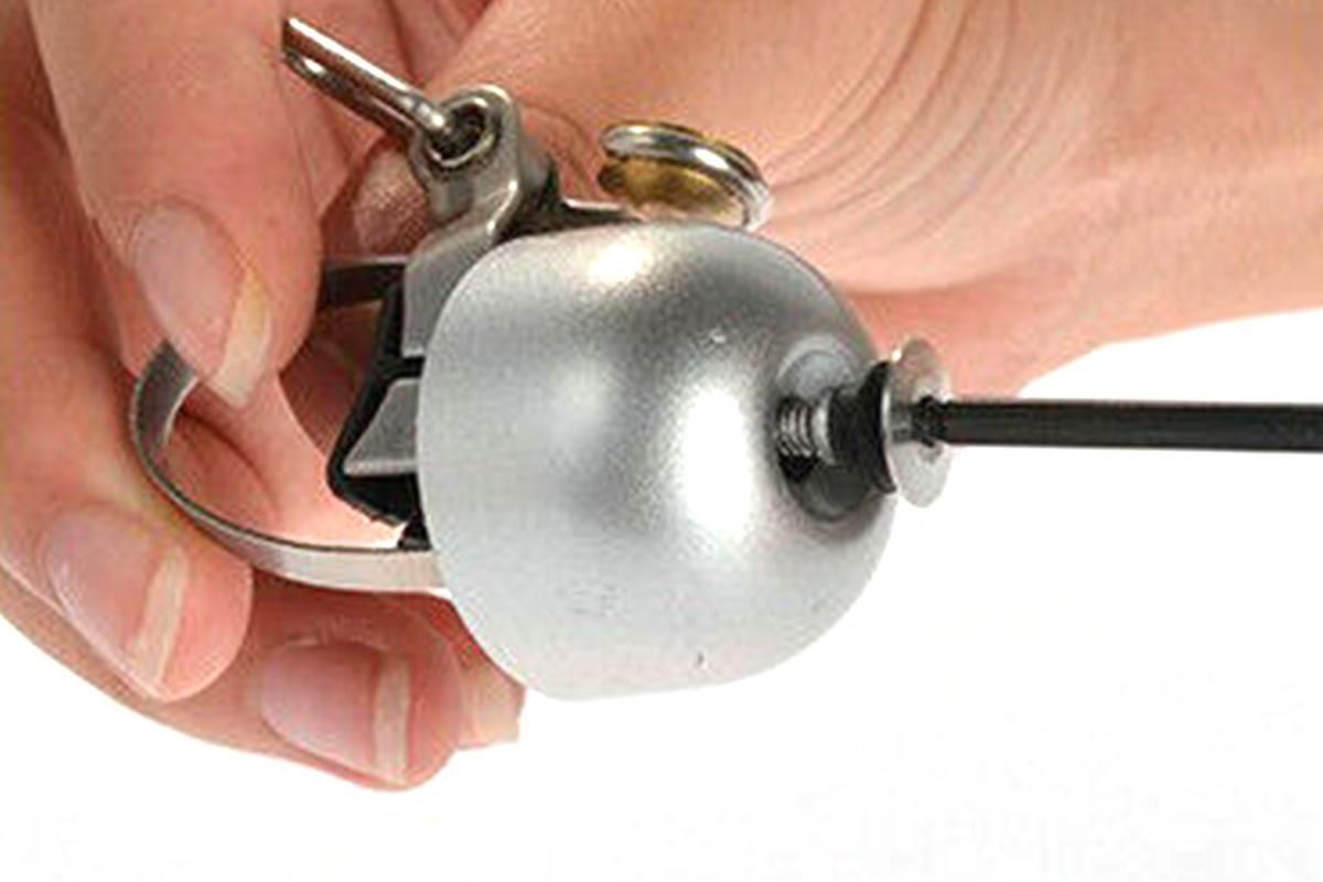 Bike Bell Classic Bicycle Bell Bike Ring Bell Loud Sound Bells for Road Mountain Bike Handlebars -Silver - Image 4