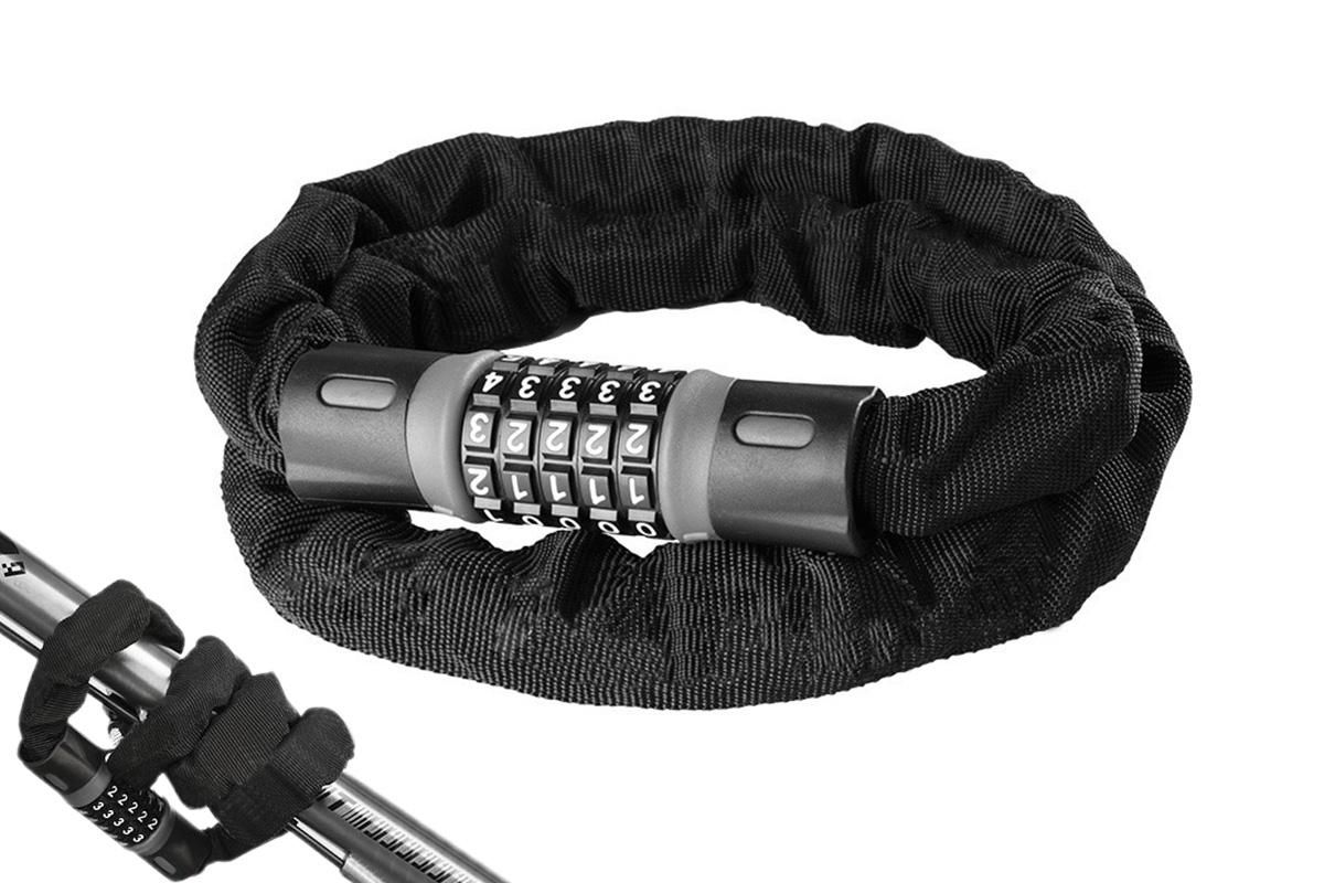 Heavy Duty Keyless Anti-Theft Bicycle Lock 5-Digit Combination Bike Chain Lock - Image 1