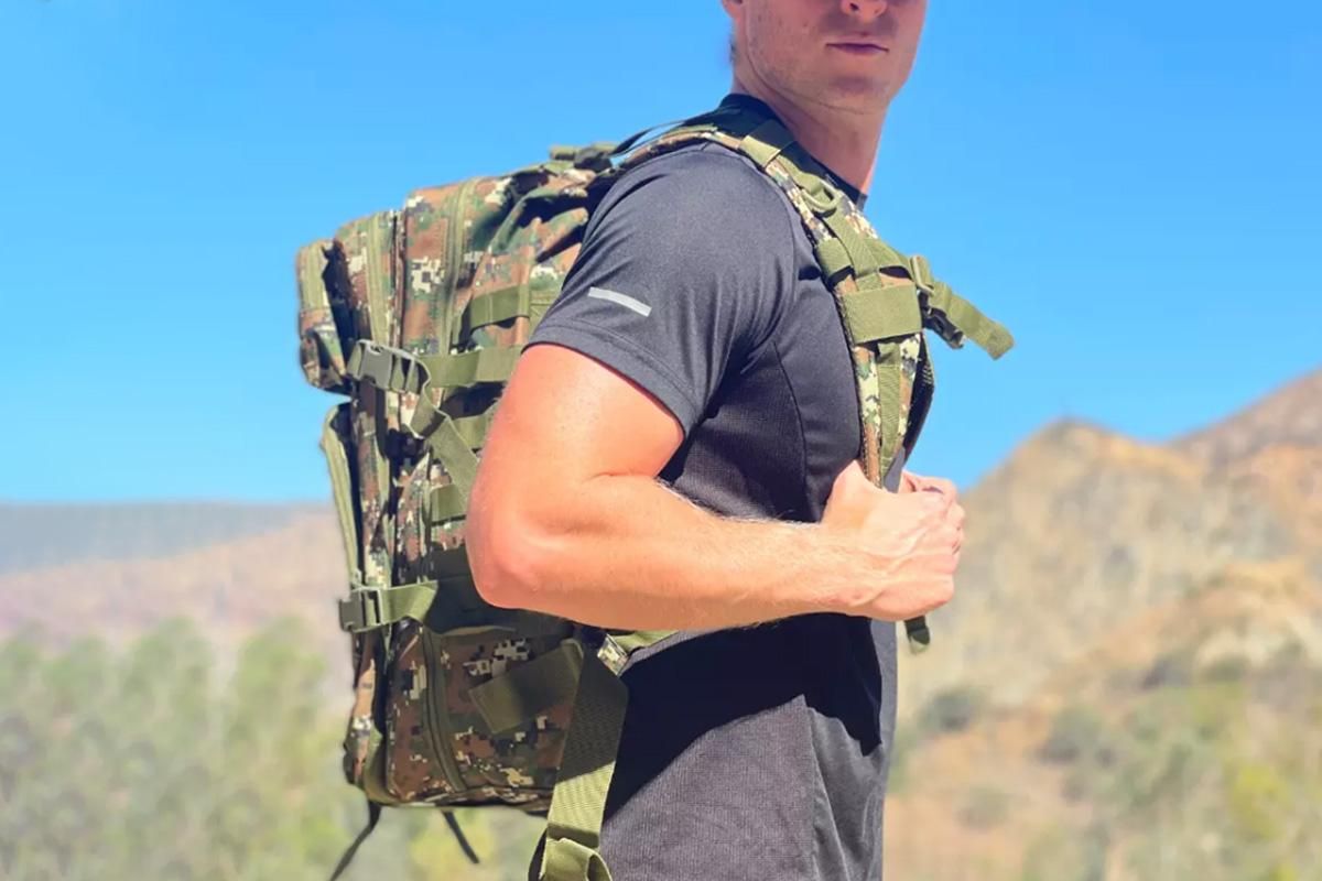 30L Military Backpack Tactical Hiking Camping Bag Rucksack for Outdoor Trek Travel -Green - Image 2