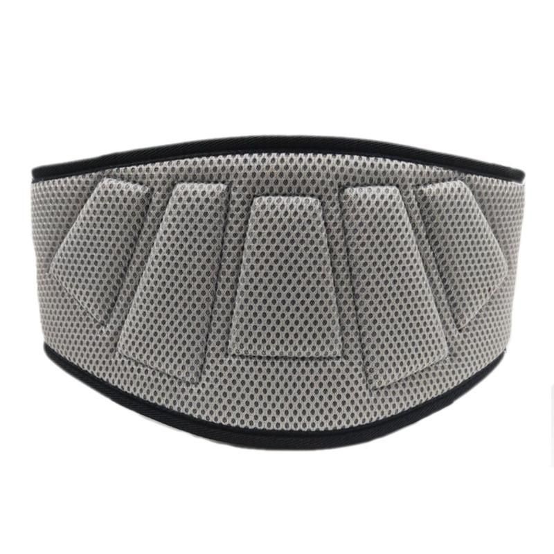 Weightlifting Belt for Men and Women Gray Adjustable Gym Training Powerlifting Back Support Belt Gray L - Image 2