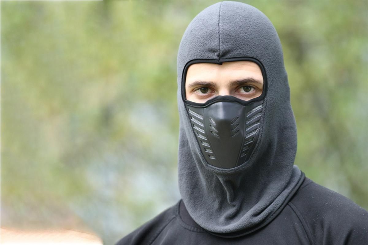 Motorcycle Mask Thermal Face Mask Balaclava Ski Mask -Grey - Image 3