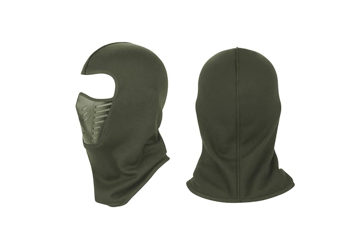 Motorcycle Mask Thermal Face Mask Balaclava Ski Mask -Army Green - Image 1