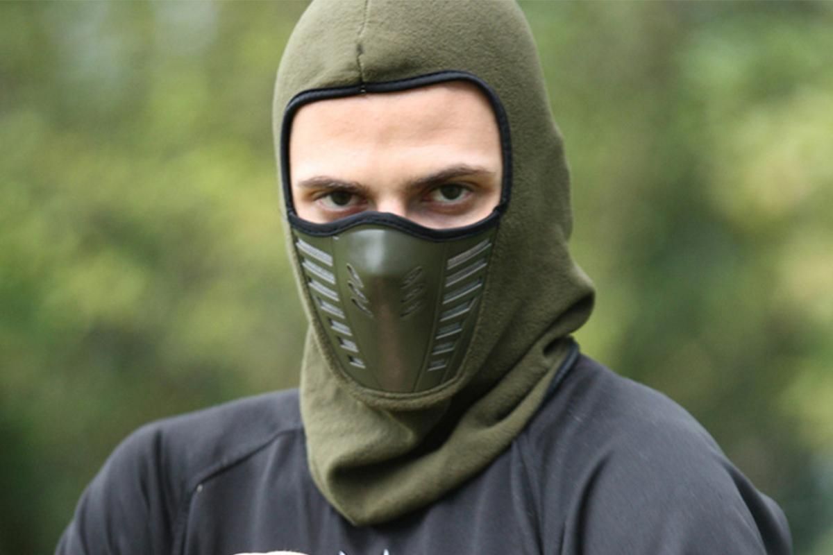 Motorcycle Mask Thermal Face Mask Balaclava Ski Mask -Army Green - Image 3