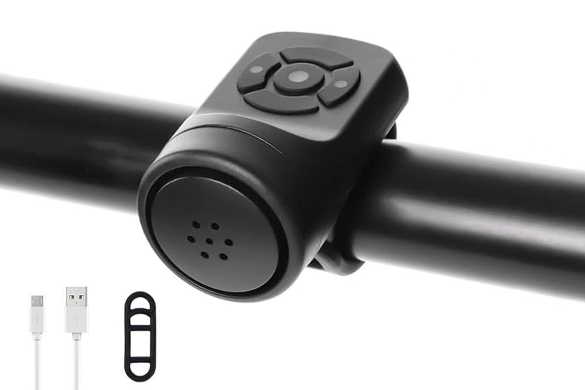 Bike Loud Horn Bicycle Handlebar Alarm Ring Bell Cycling Kit - Image 1