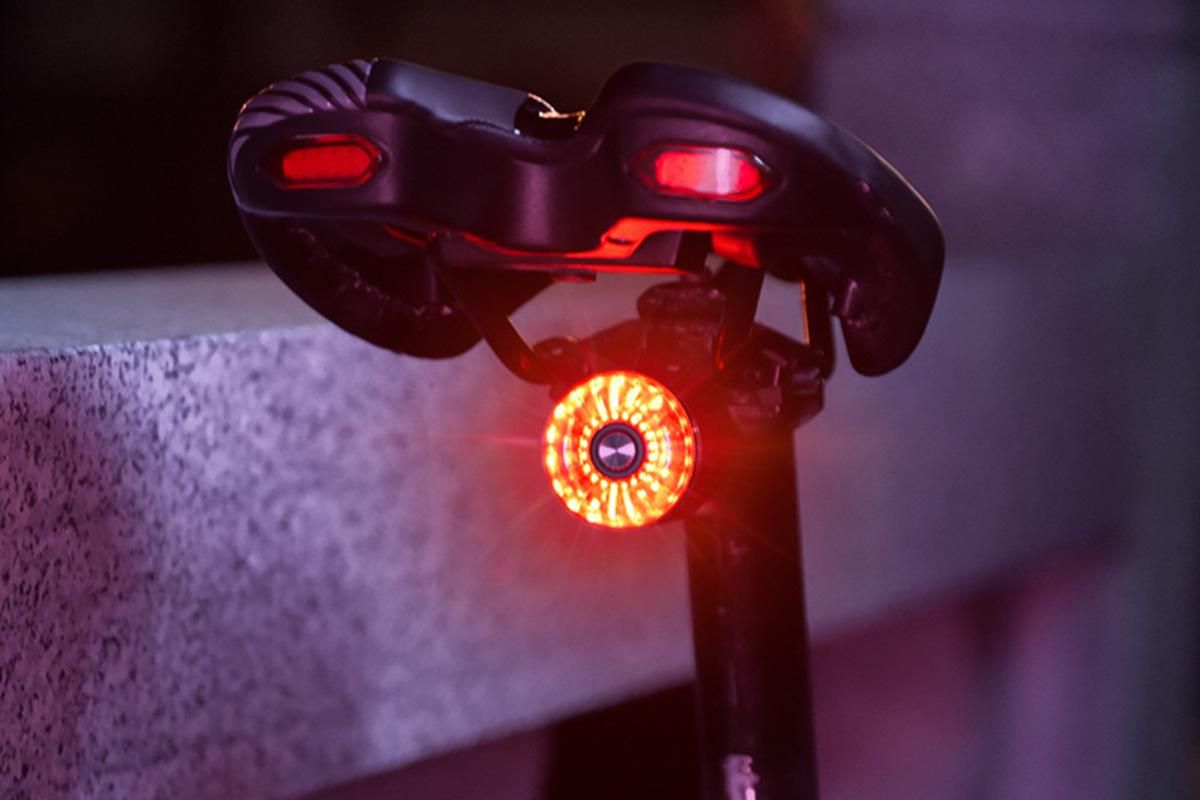 Bike Smart Taillight Auto Brake Sensing Rear Light Warning Saddle Light - Image 5