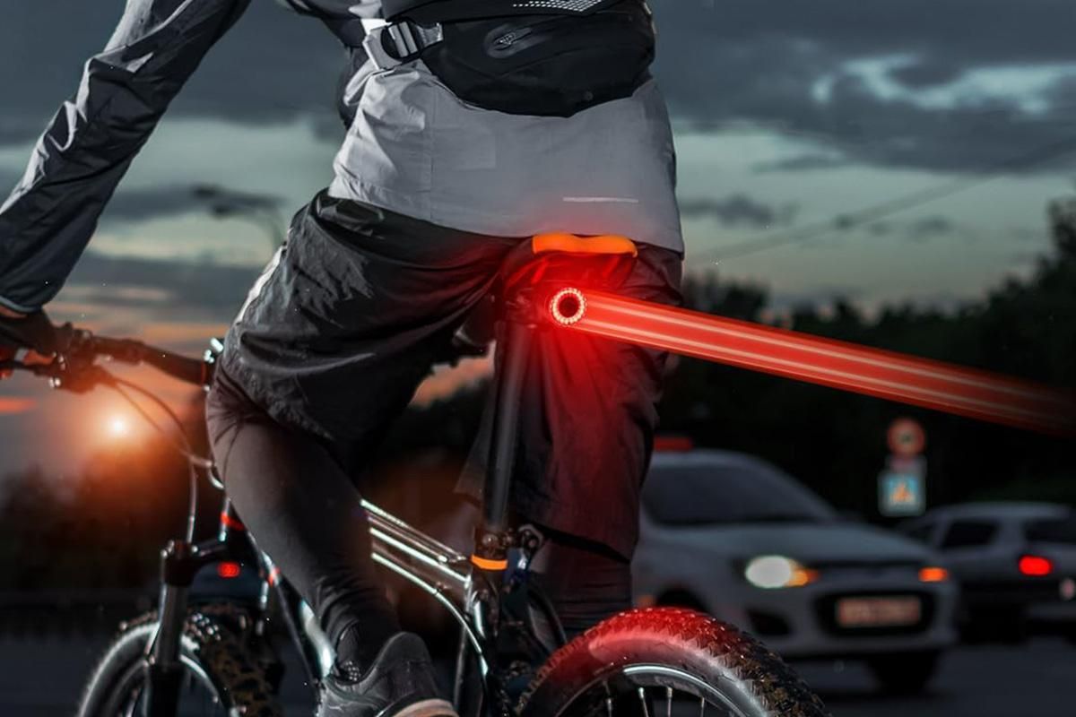 Bike Smart Taillight Auto Brake Sensing Rear Light Warning Saddle Light - Image 6