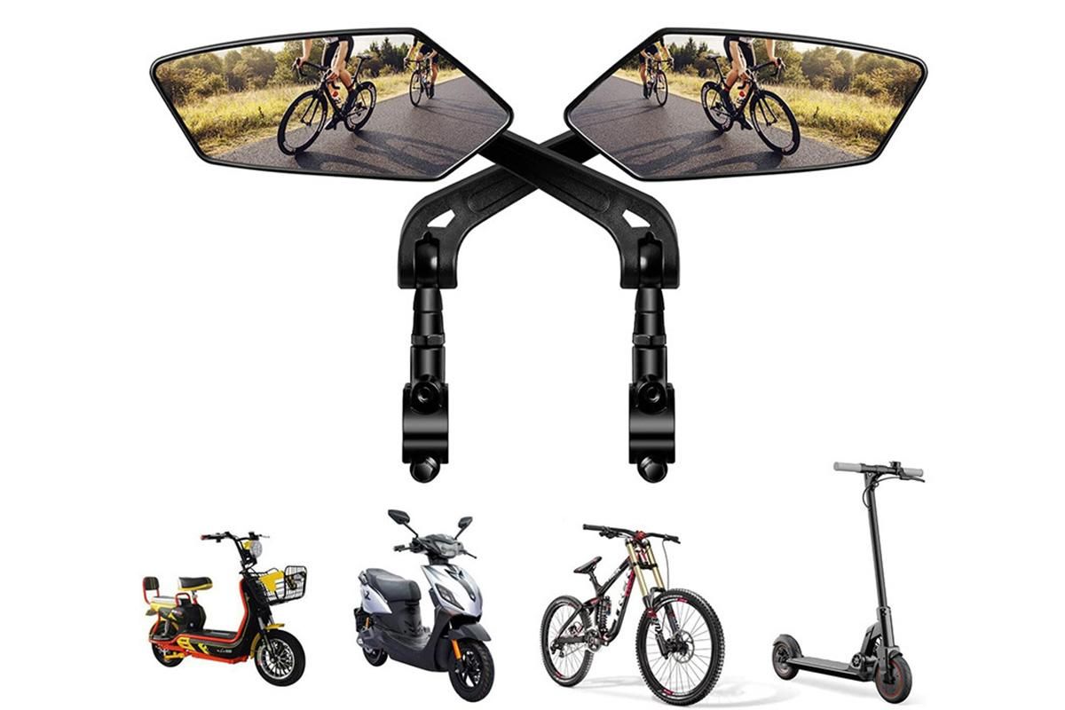 Mountain Bike Rearview Mirror Adjustable Rotatable Handlebar Bicycle Mirror - Image 3