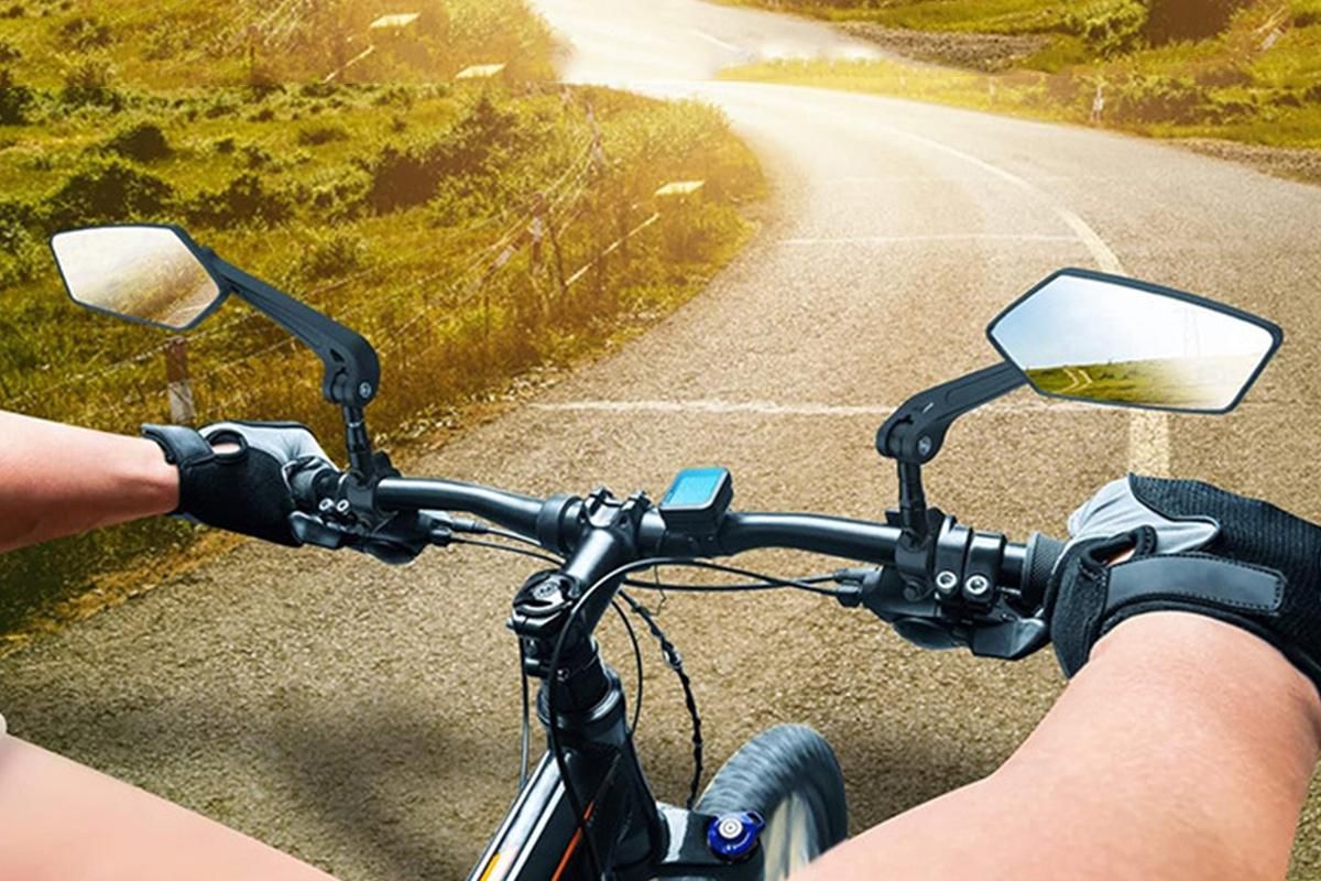 Mountain Bike Rearview Mirror Adjustable Rotatable Handlebar Bicycle Mirror - Image 4