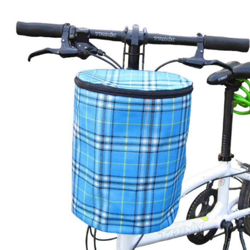 Detachable Bike Bicycle Front Basket(Blue) - Image 1