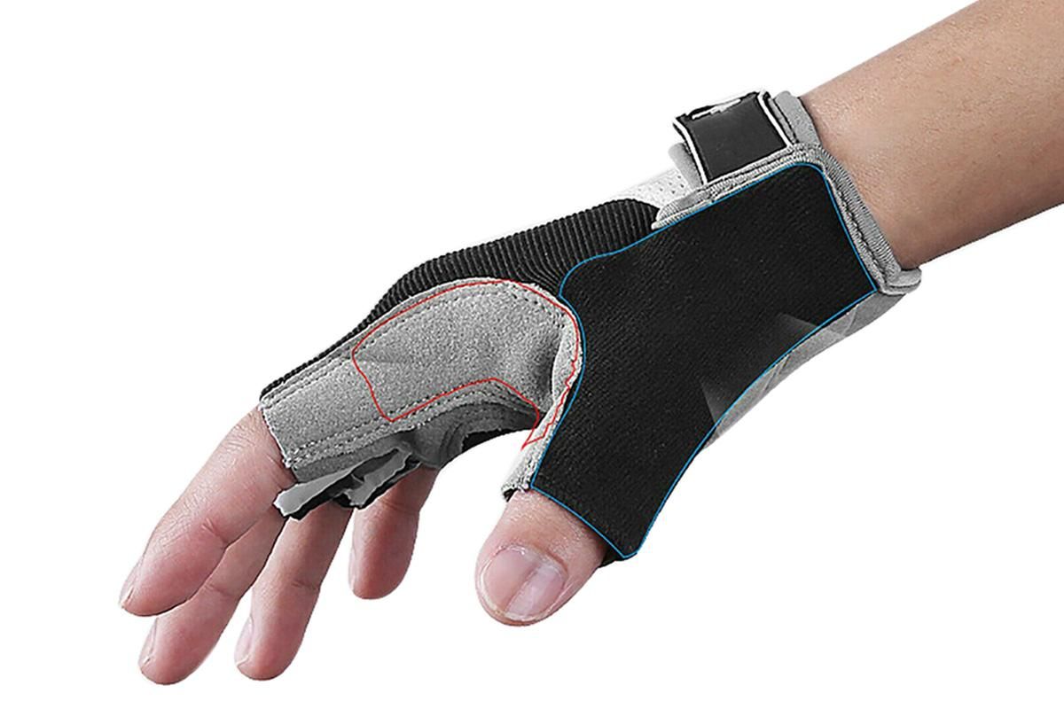 1 Pair Cycling Half Finger Bike Gloves With Anti Slip Pad For Unisex - Black & L - Image 4