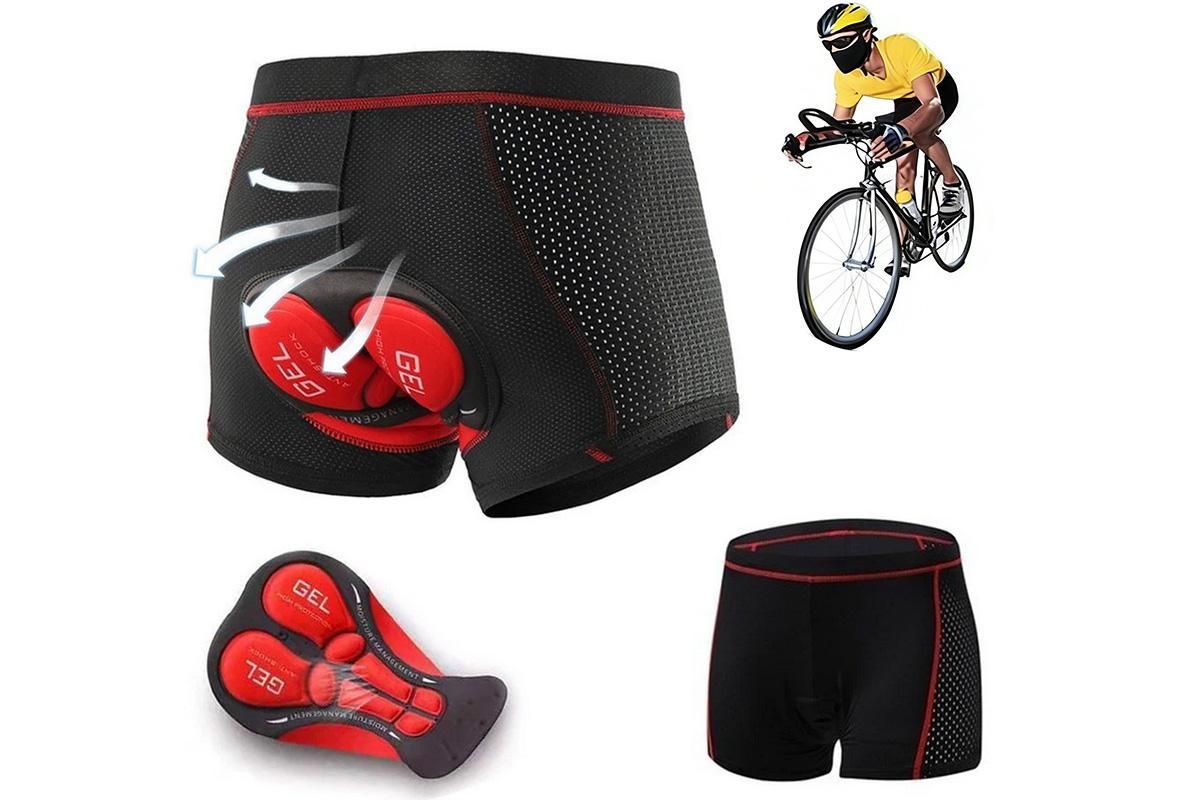 Silicone Gel Padded Cycling Underwear for Mountain Road - M - Image 5