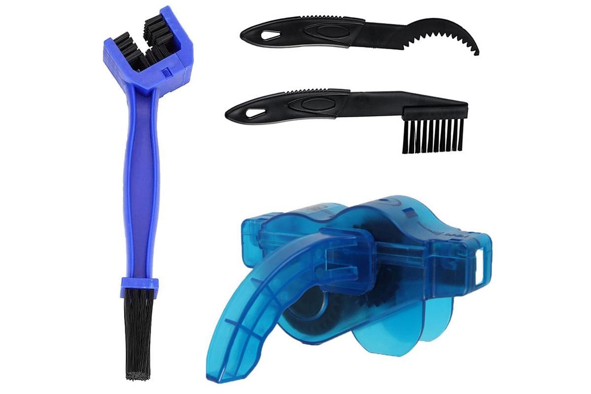 Bicycle Chain Cleaning Kit 360 Degree Rotating Brush Gear Scrubber Tool - Image 2