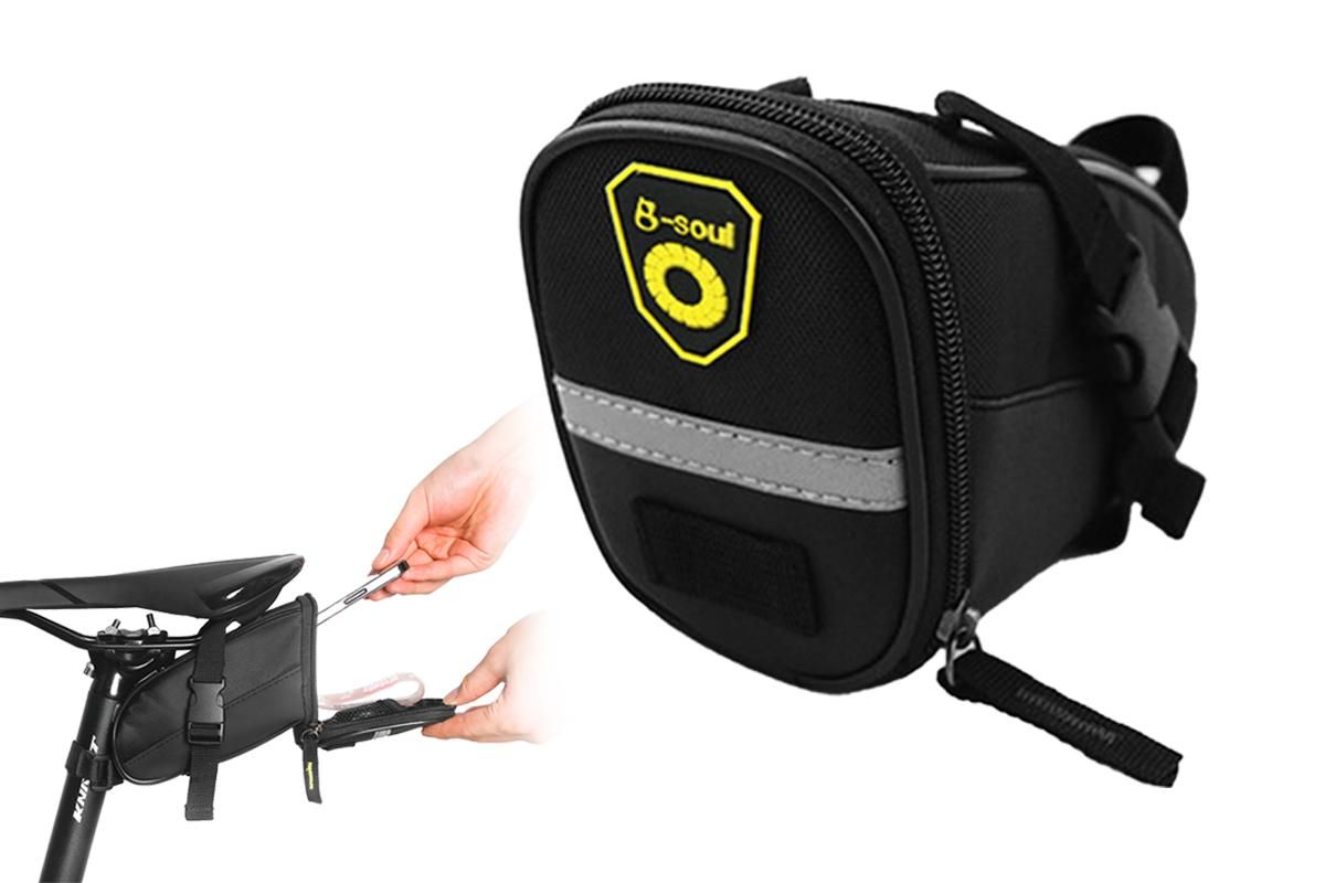 Bike Saddle Bag -Black - Image 1
