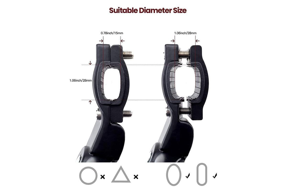 Adjustable Rear Bike Kick Stand Bicycle Mountain Bike Stand Kickstand Bicycle Road Mountain Cycling Rear Mount Side Stand Adjustable Alloy Replacement Kickstand for Mountain Bike - Image 3
