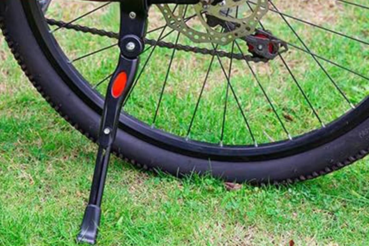 Adjustable Rear Bike Kick Stand Bicycle Mountain Bike Stand Kickstand Bicycle Road Mountain Cycling Rear Mount Side Stand Adjustable Alloy Replacement Kickstand for Mountain Bike - Image 6