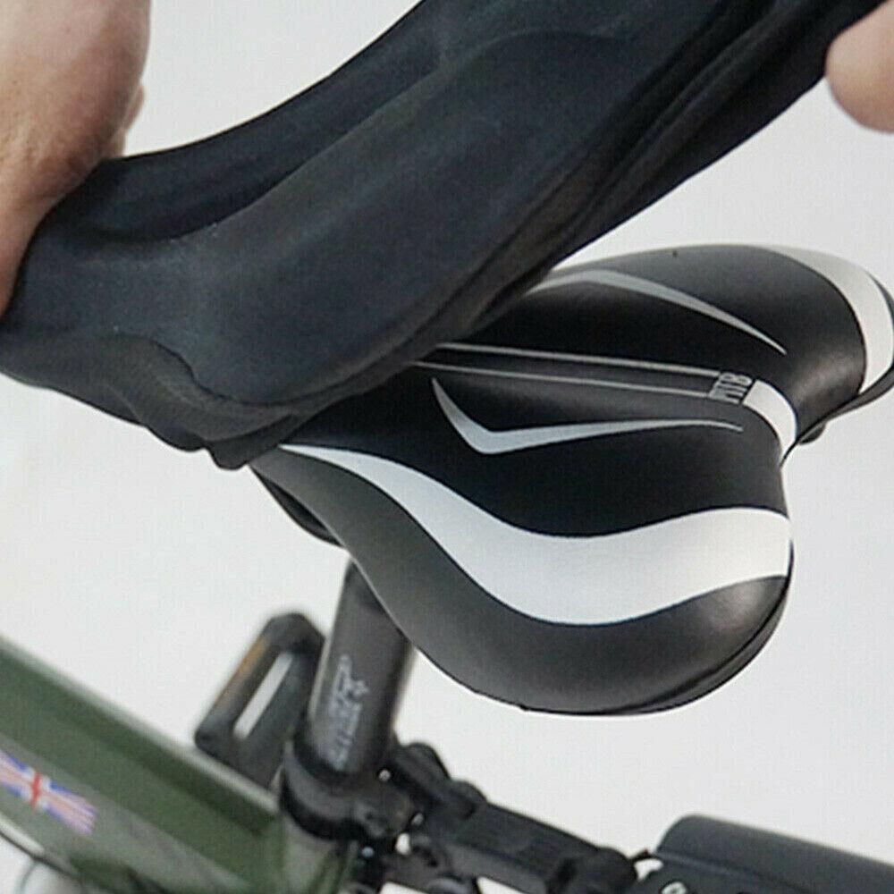 Cycling Seat Cover Silicone Thick Gel Bike Bicycle Saddle Cushion Pad Comfort AU-Black - Image 8