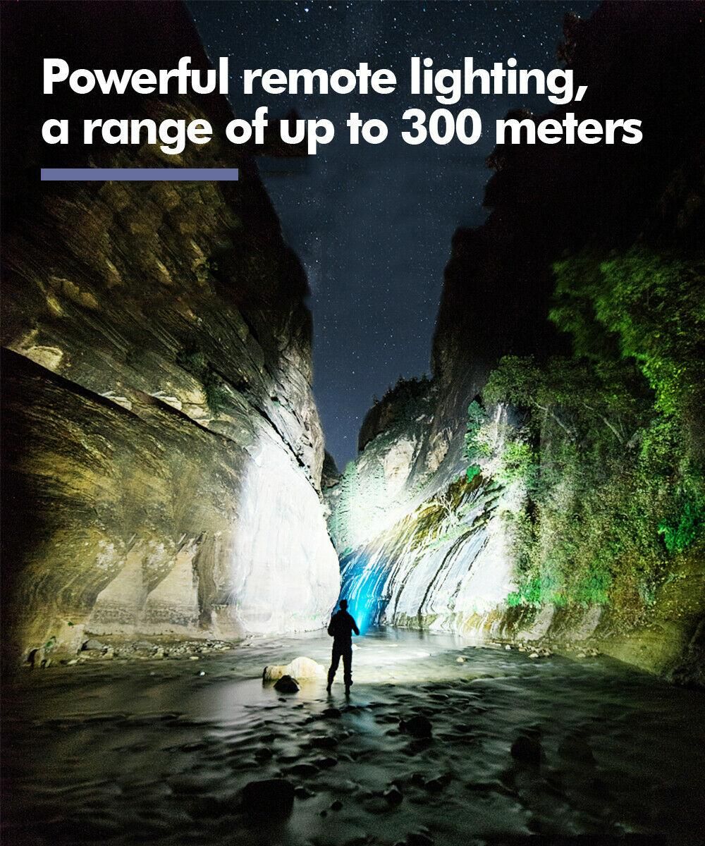 LED Handheld Spotlight Rechargeable Camping Hunting Flashlight Torch Spot Light - Image 3