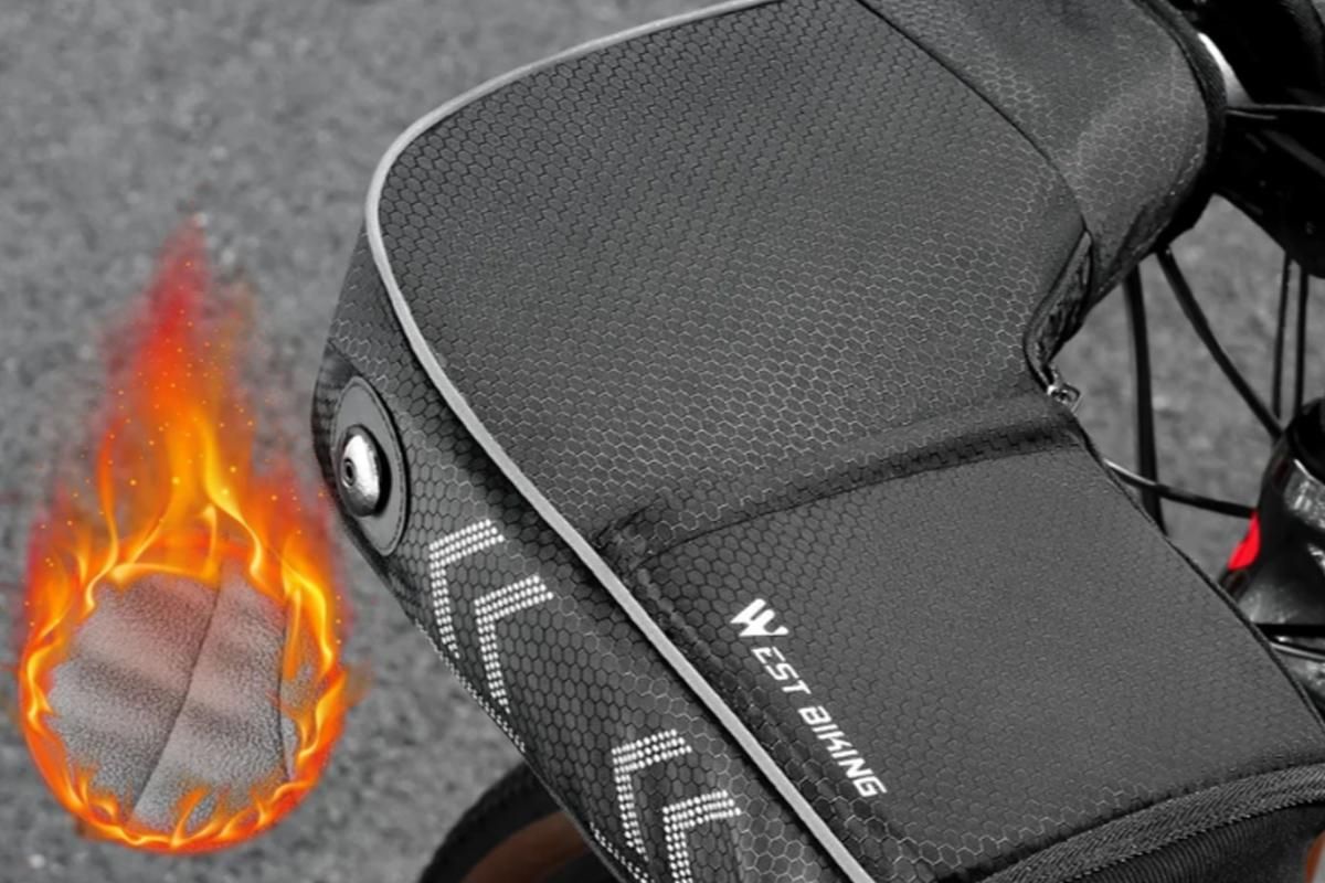 Winter Bike Handlebar Mitts - Universal Thickened Windproof Gloves for Road Bicycles - Image 6