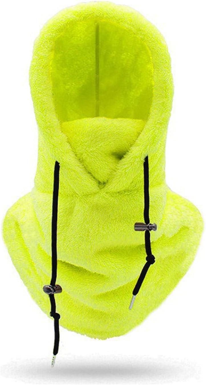 Ski Mask Winter Windproof Warm Uni Fleece Lined Face Cover Scarf (Green) - Image 2
