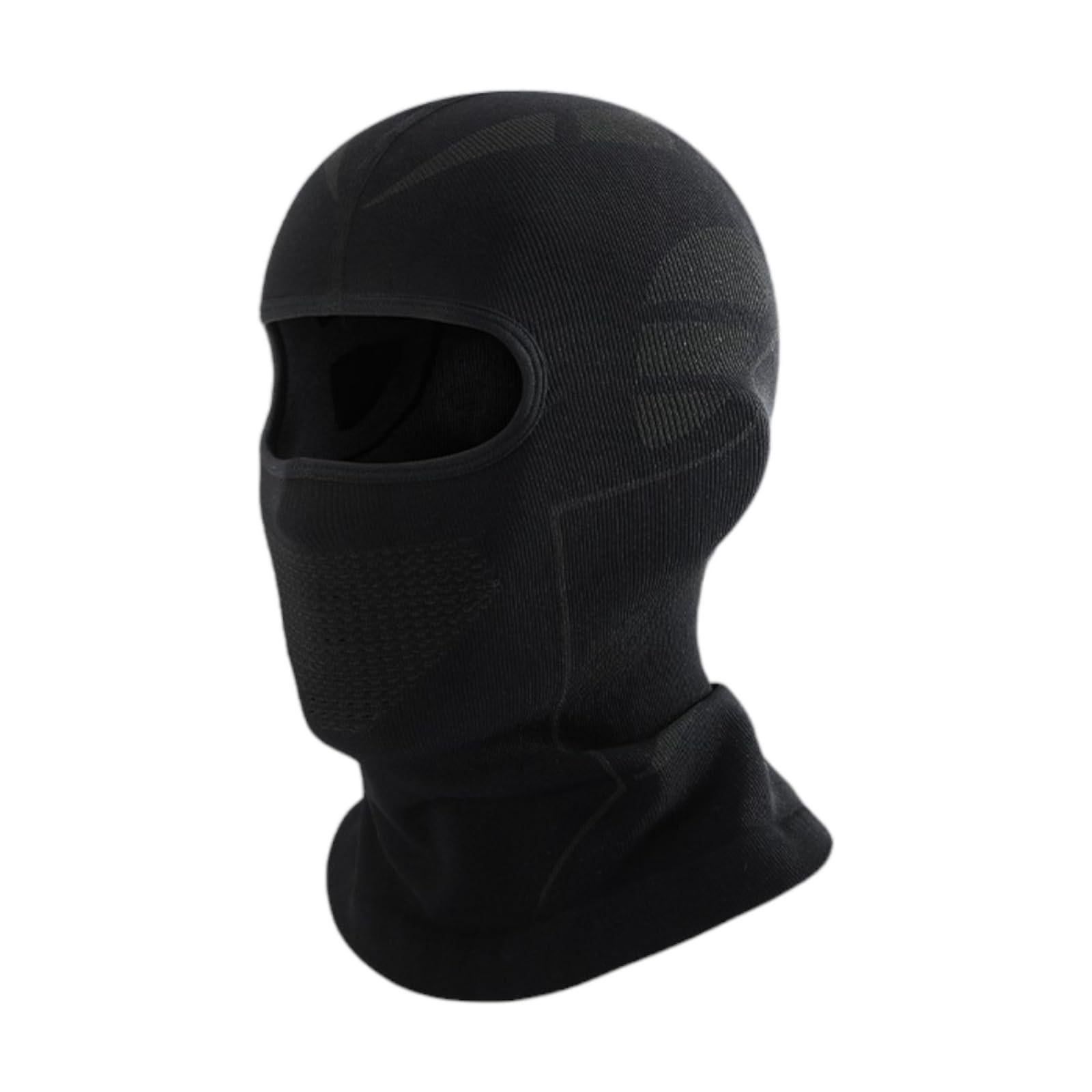 Ski Mask Winter Warm Head Cover for Men Cold Weather Motorcycle (Black) - Image 1