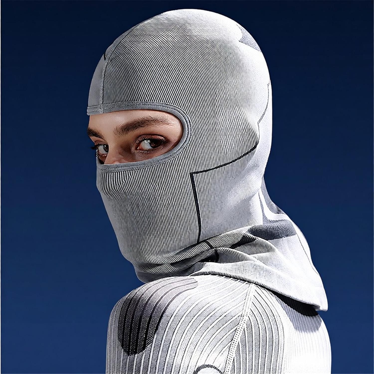 Ski Mask Winter Warm Head Cover for Men Cold Weather Motorcycle (Black) - Image 3