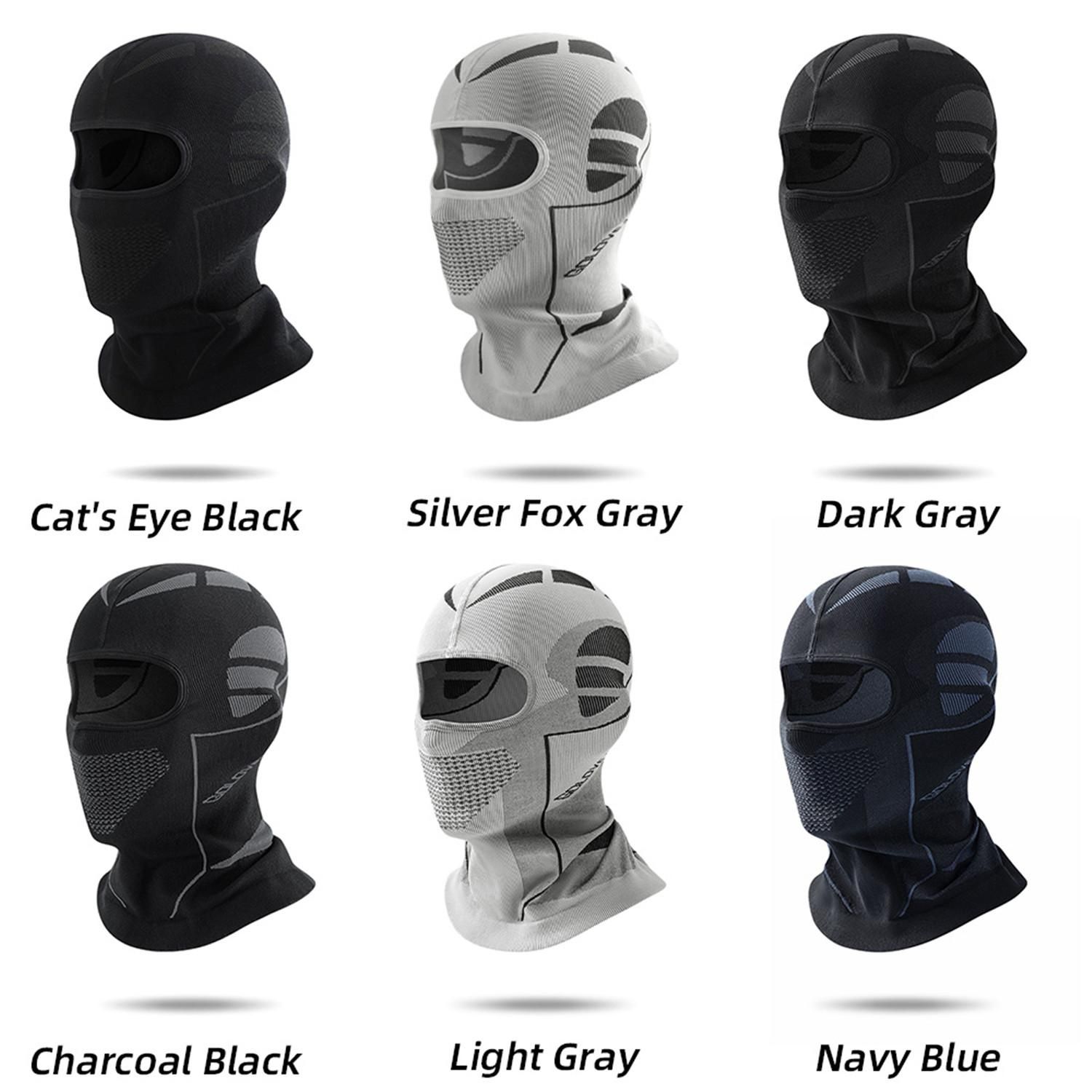 Ski Mask Winter Warm Head Cover for Men Cold Weather Motorcycle (Black) - Image 5