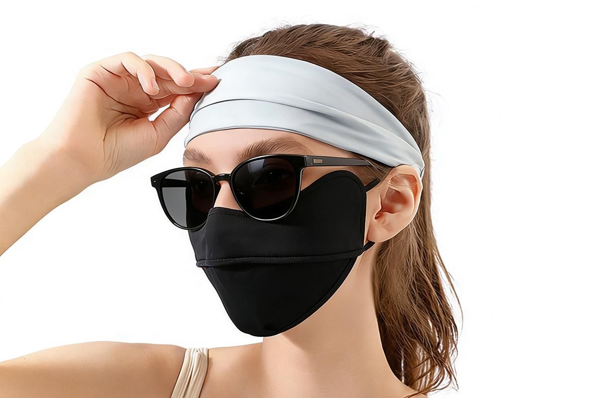 4 Pack Fitness Sweat Headbands Wide Elastic Sports Headbands for Workout Yoga - Image 3