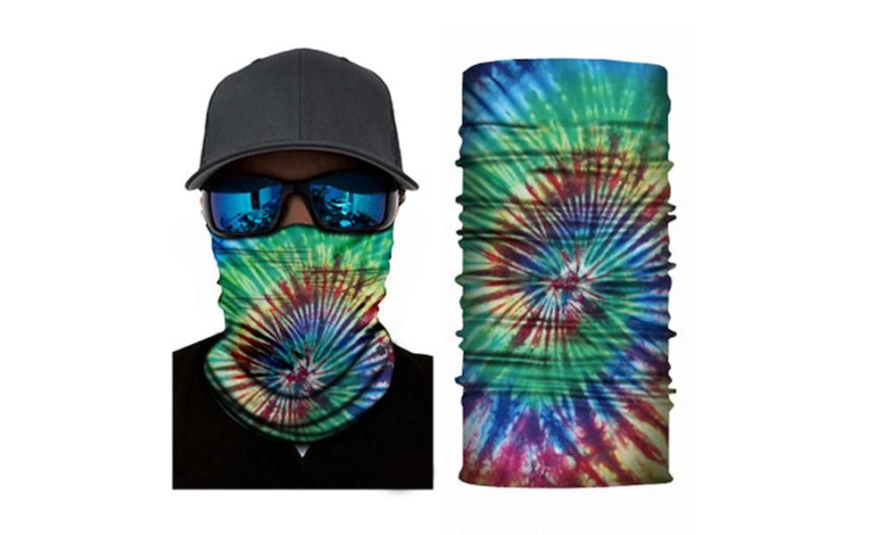 Cycling Mask Neck Tube Warmer Reusable Windproof Scarf UV Resistance Outdoor Sports Washable Face Neck Mask Cover(Green) - Image 1