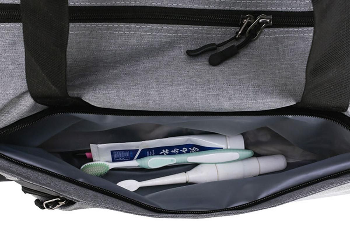 Gym Duffel Bag Travel Bag Water-Resistant Fitness Shoes Compartment Bag - Image 5