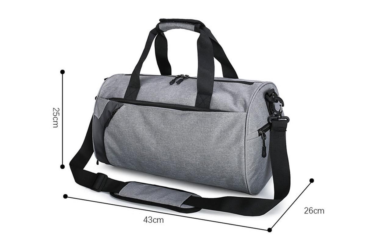 Gym Duffel Bag Travel Bag Water-Resistant Fitness Shoes Compartment Bag - Image 6