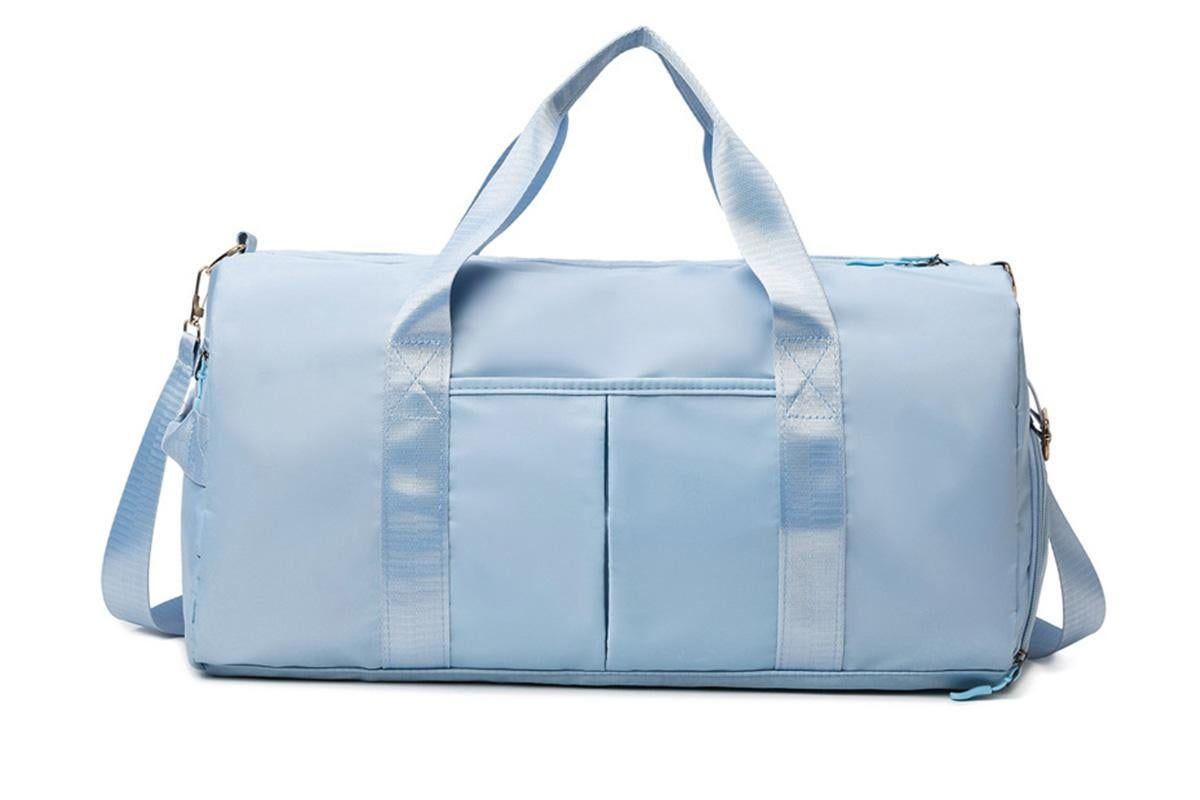 Gym Duffle Bag Taekwondo Travel Duffel Bag Outdoor Gym Sports Bag -Light Blue - Image 1