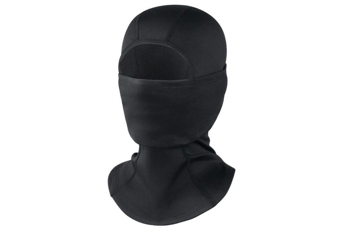 Windproof Thermal Face Mask Headgear for Outdoor Sports - Pure Black - Image 2