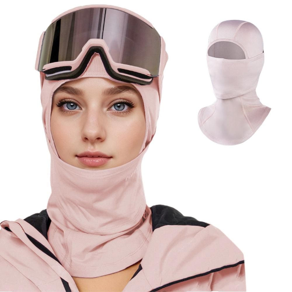 Windproof Thermal Face Mask Headgear for Outdoor Sports - Pure Black - Image 6