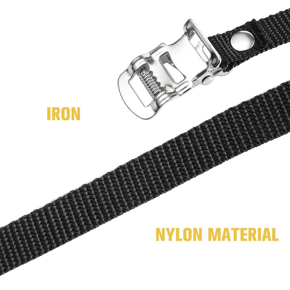 2pcs Sports Bike Pedal Straps Bike Toe Straps Nylon Pedal Straps Gym Adjustable Bike Pedals Straps - Image 5
