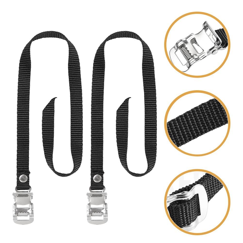 2pcs Sports Bike Pedal Straps Bike Toe Straps Nylon Pedal Straps Gym Adjustable Bike Pedals Straps - Image 6