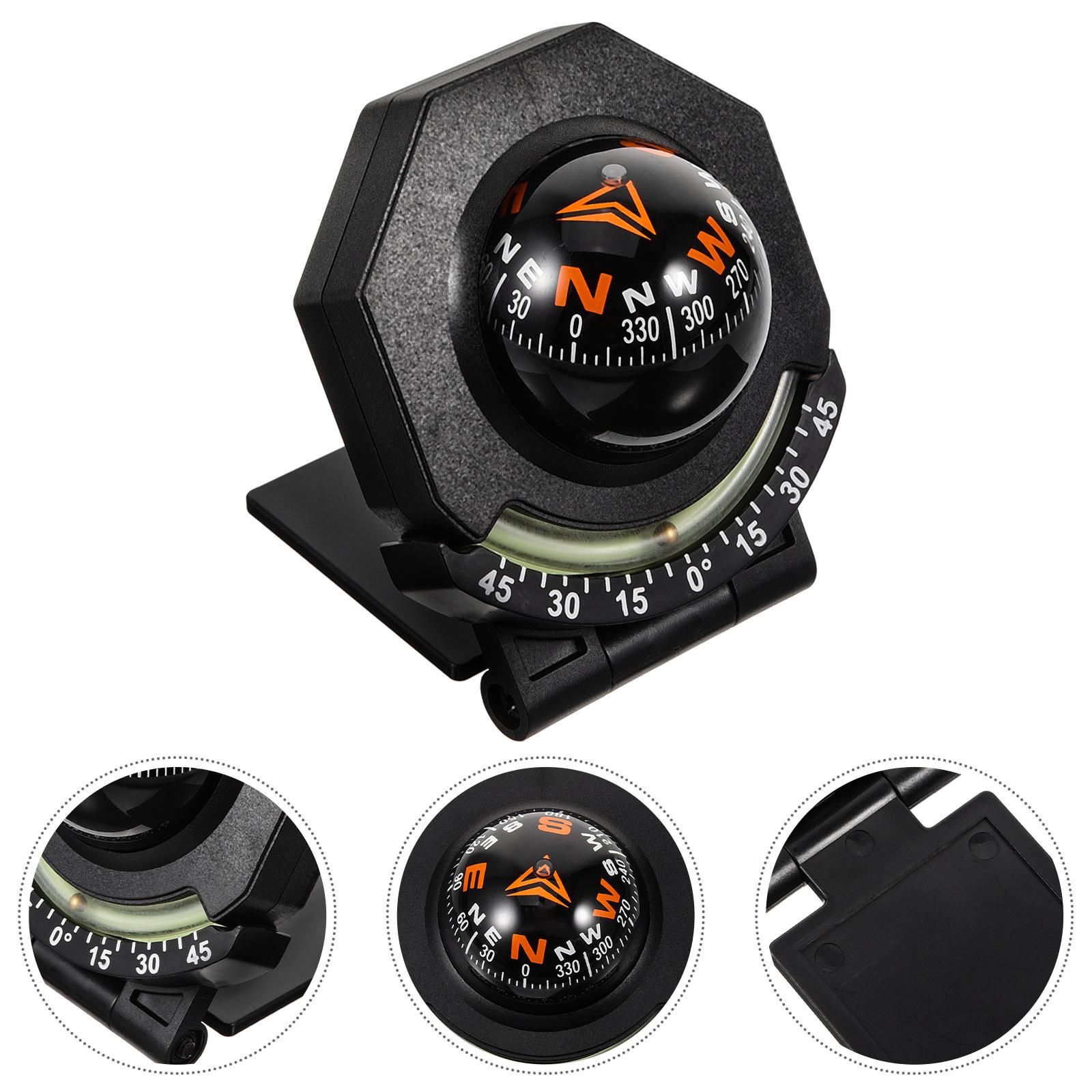 Car Compass Portable Outdoor Compass Ball Car Dashboard Ornament Automotive Compass Ball - Image 3