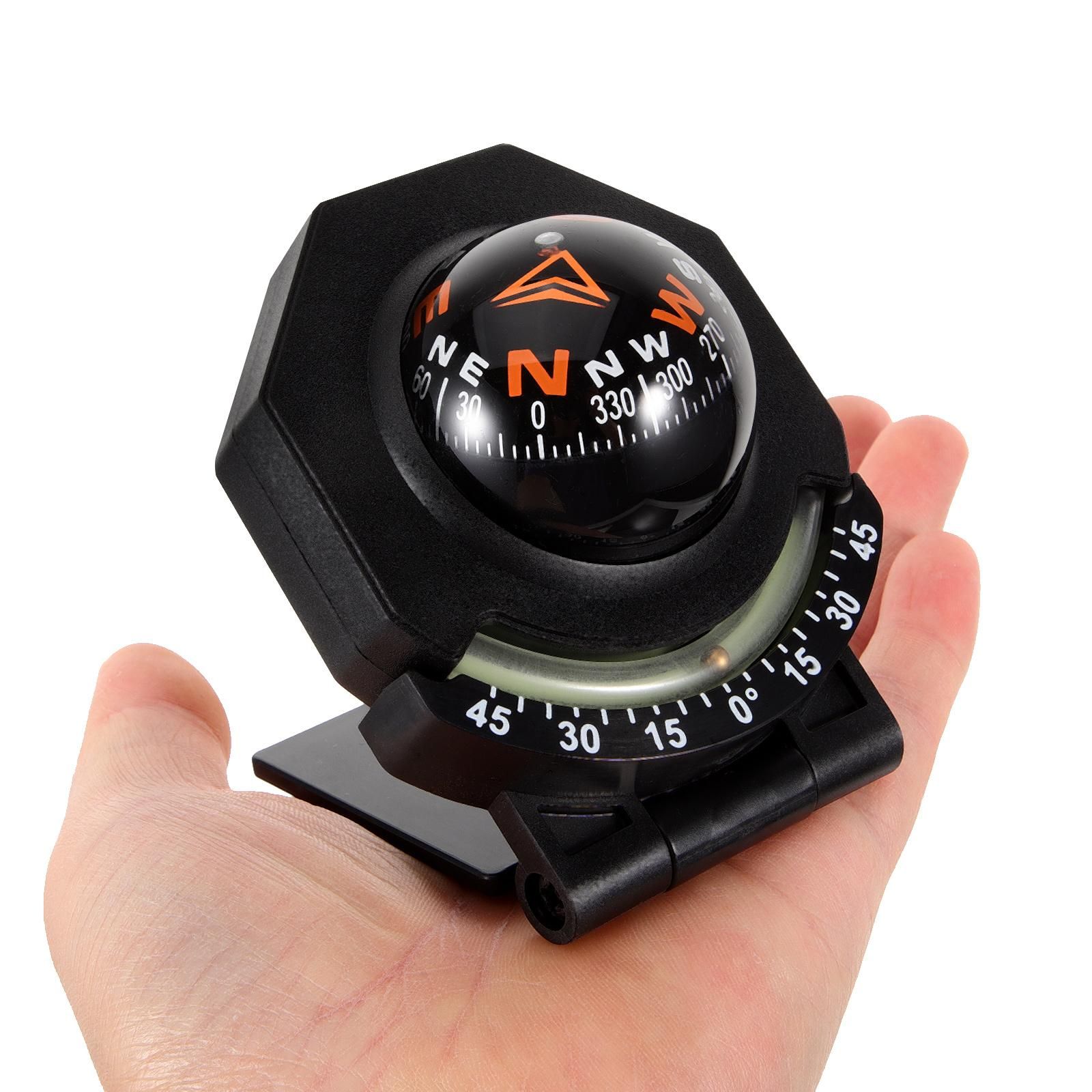 Car Compass Portable Outdoor Compass Ball Car Dashboard Ornament Automotive Compass Ball - Image 5