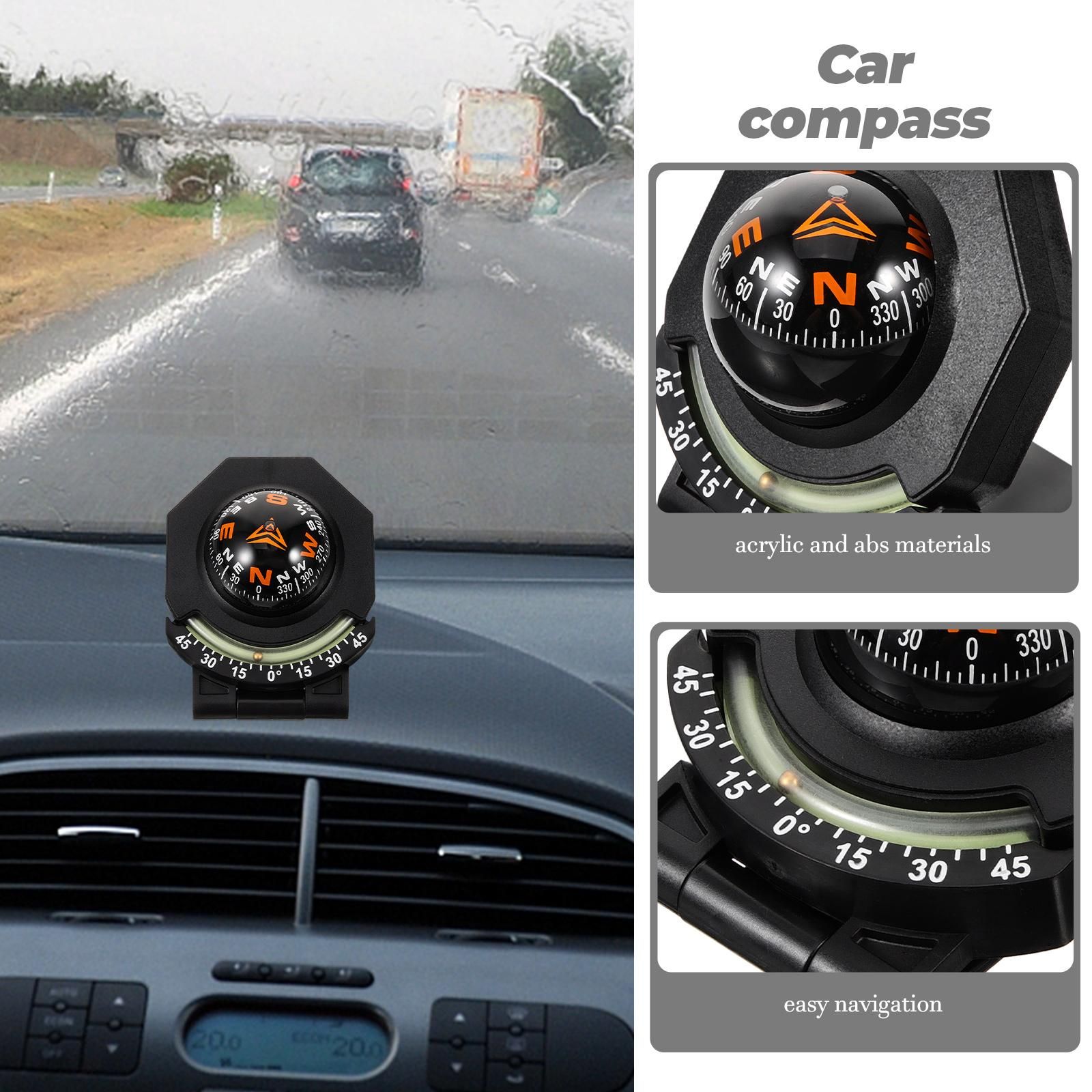 Car Compass Portable Outdoor Compass Ball Car Dashboard Ornament Automotive Compass Ball - Image 8