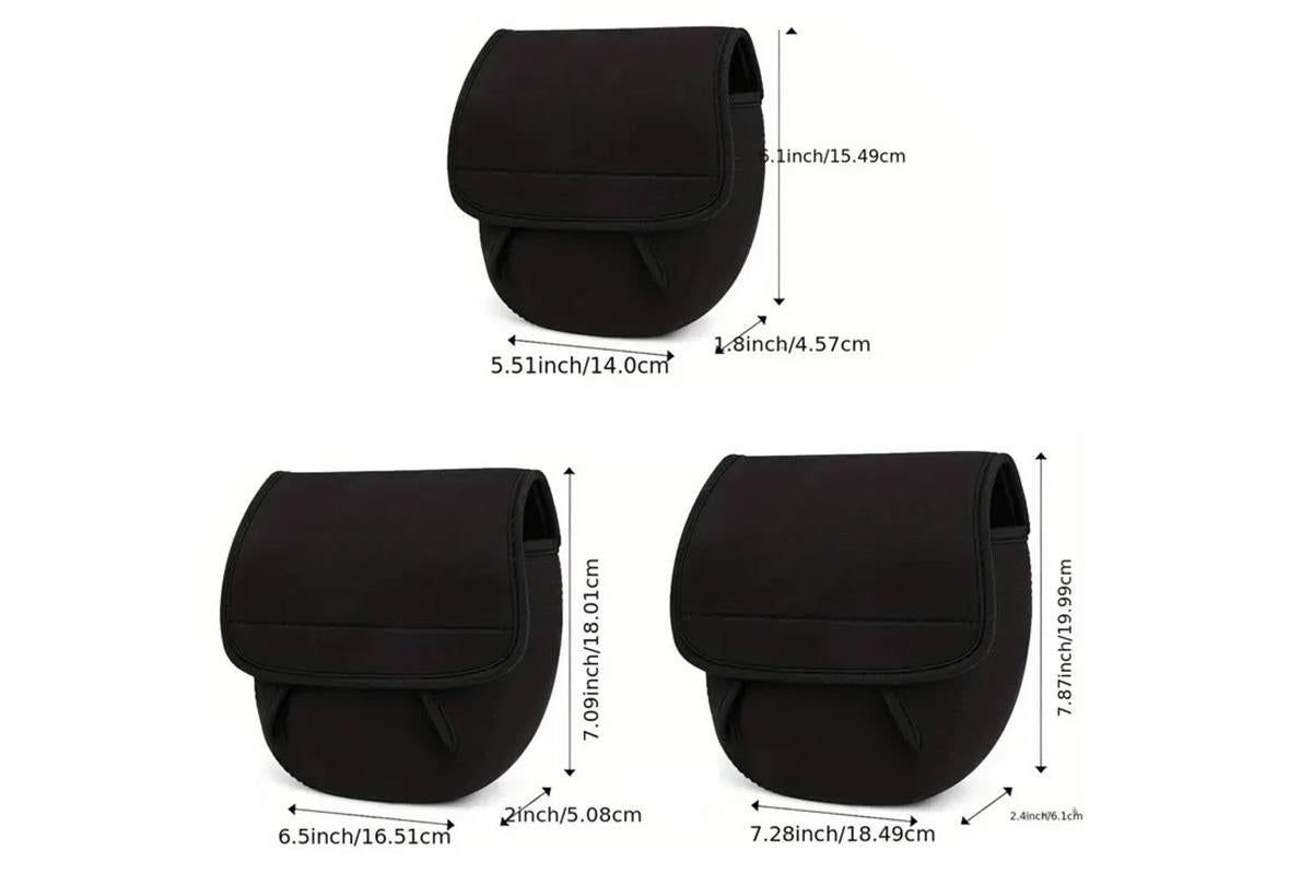 Spinning Reel Cover Case Bag Fits 1000 2000 4000 5000 8000 Series Spinning Reels - S - Image 6