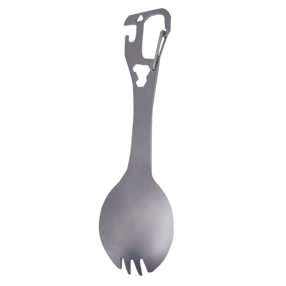 Camping Bottle Opener Spoon Portable Tool Fork Spoon Multi-use Camping Fork Outdoor Fork - Image 4