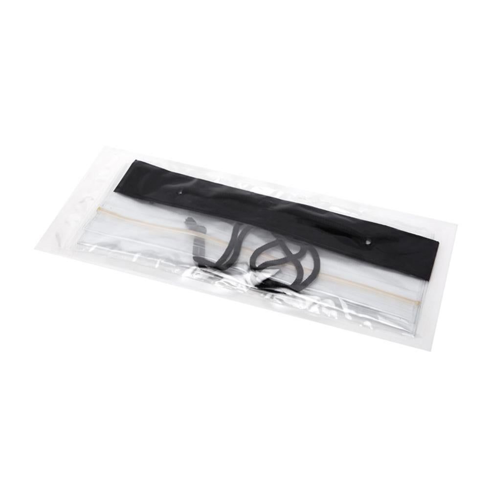 Outdoor Waterproof Map Bag Plastic Self-sealing Bag Transparent Stationery Bag White (Without Map) - Image 3