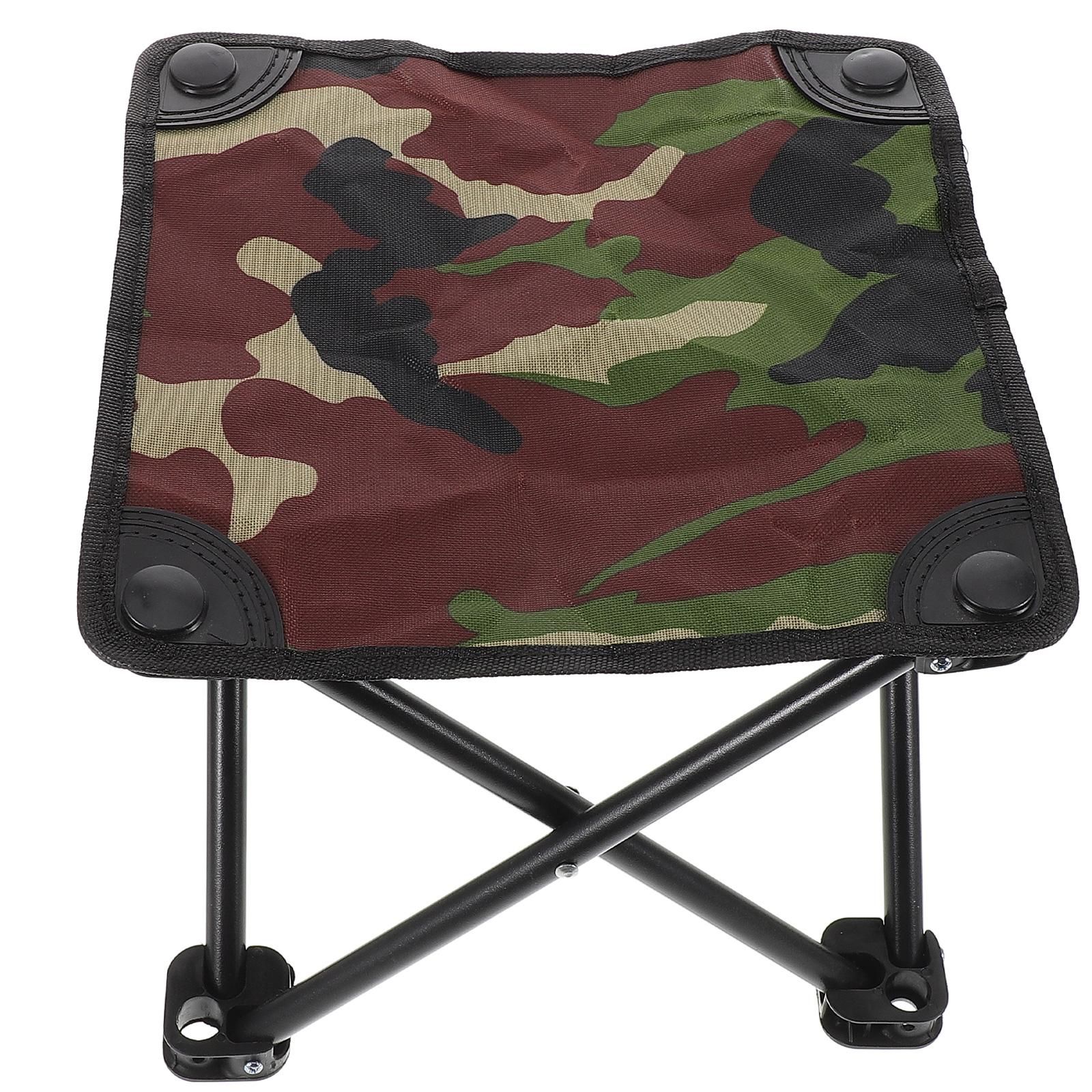 Portable Mini Folding Stool Camouflage Pattern Fishing Camping Stool Chair Outdoor Small Seat For Outdoor Hiking Gardening Beach Travelling - Image 7