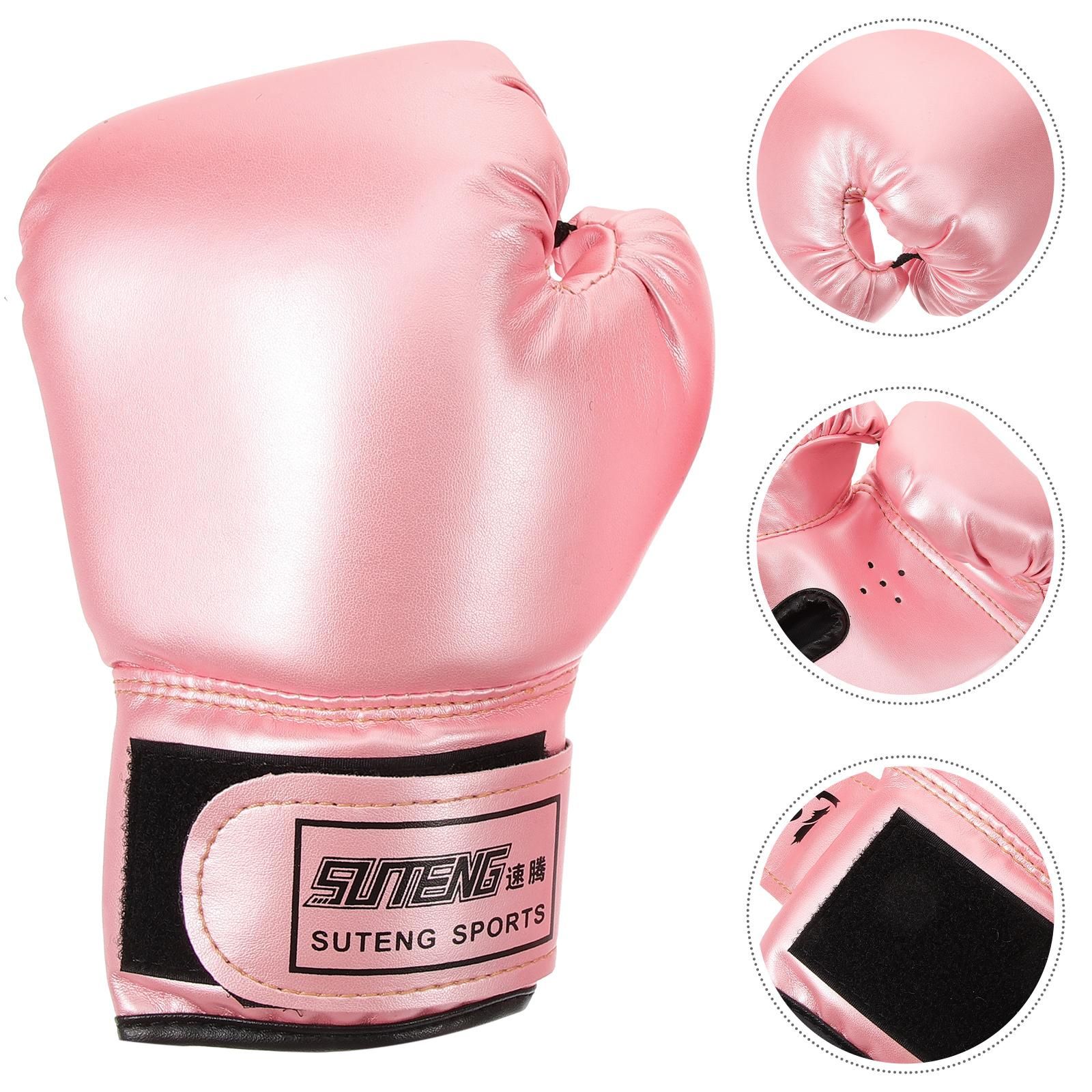 1 Pair Boxing Glove Minors Thai Glove Comfortable Sparring Glove Kickboxing Glove for Training - Image 2