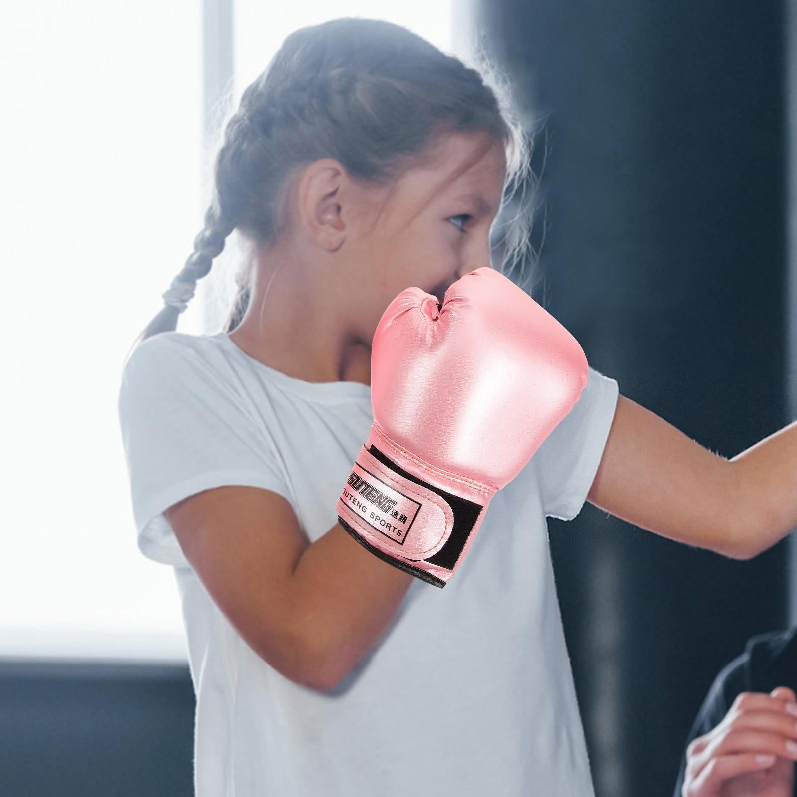 1 Pair Boxing Glove Minors Thai Glove Comfortable Sparring Glove Kickboxing Glove for Training - Image 5