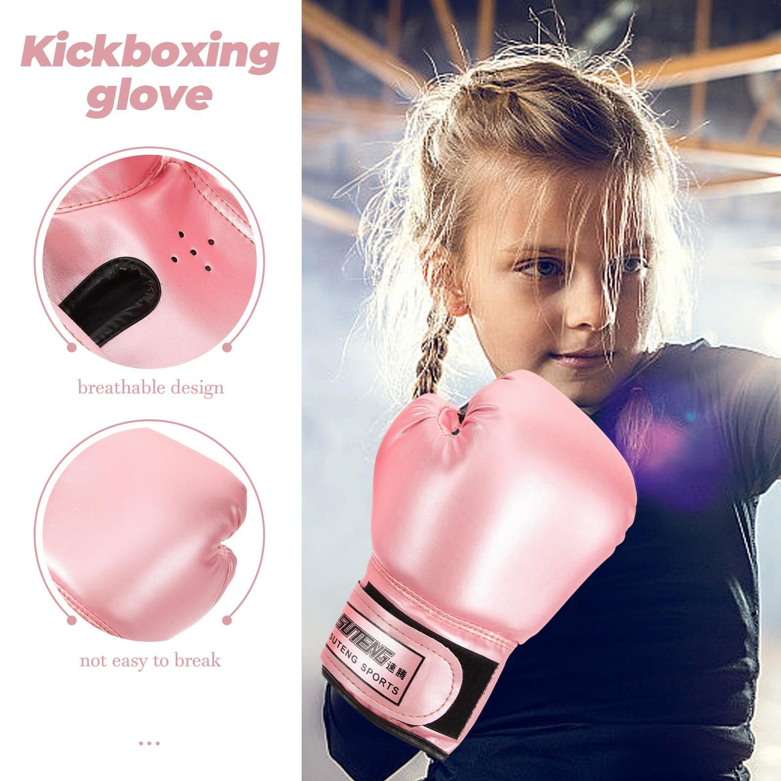 1 Pair Boxing Glove Minors Thai Glove Comfortable Sparring Glove Kickboxing Glove for Training - Image 7