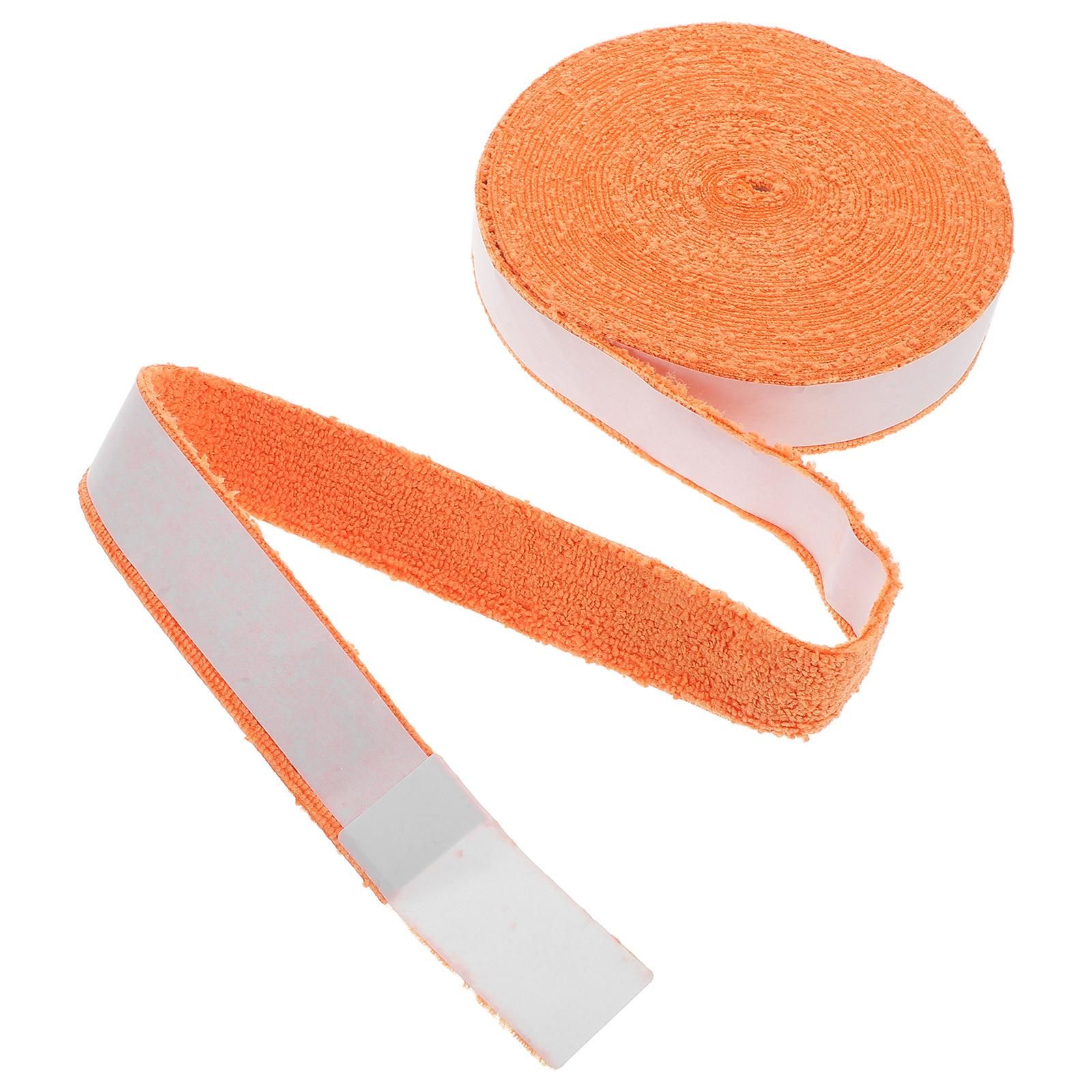 1 Roll Tennis Racket Grip Tape Fiber Towel Grip Tape for Tennis Badminton Rackets Multi-Functional Anti-Slip Sweat Absorbent Overgrip for Sports Enthusiasts - Image 1