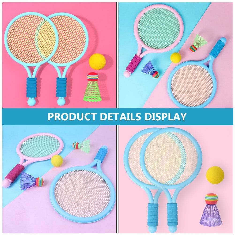 1 Set Boys Badminton Racket Training Outdoor Sports Leisure Toys Badminton Set - Image 4