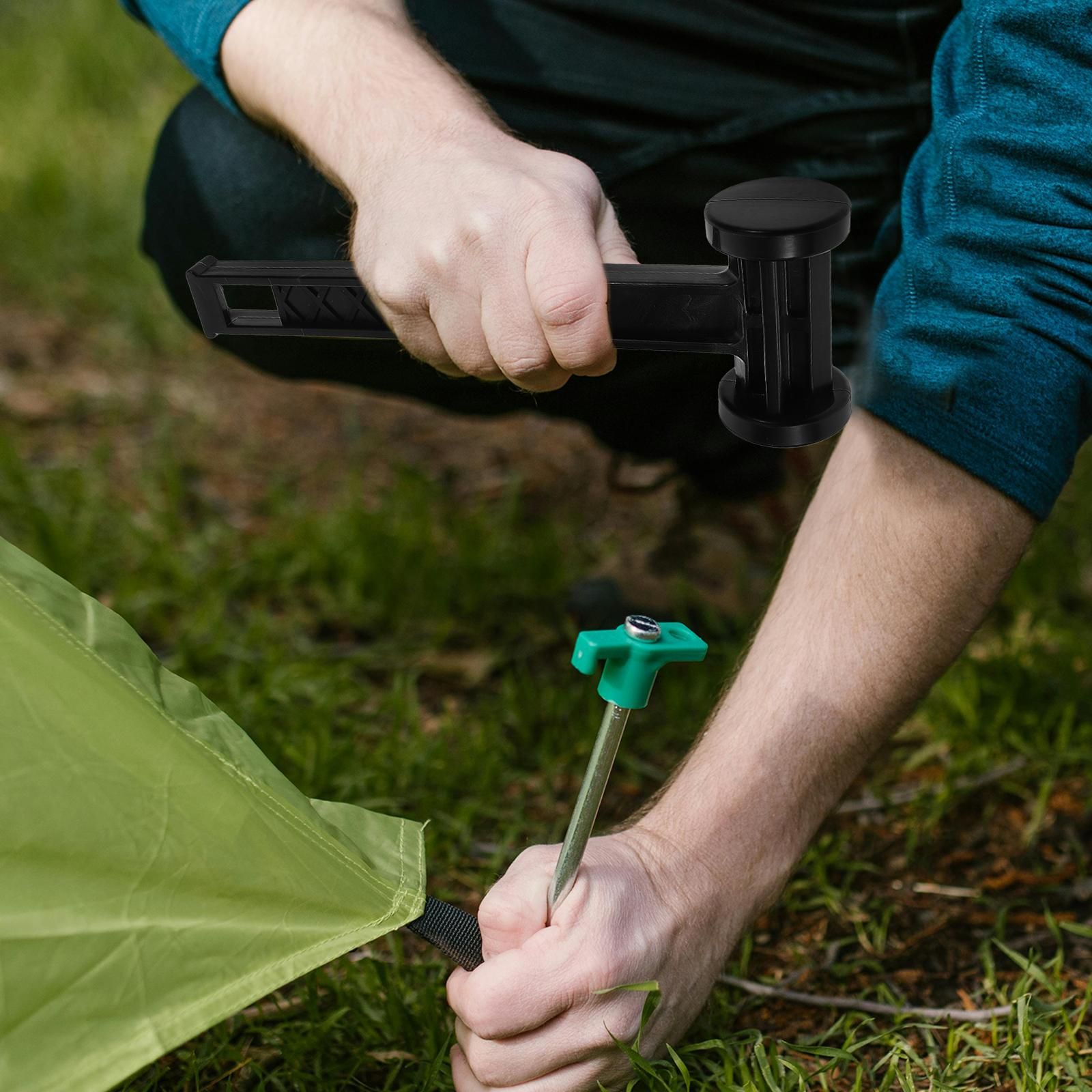 Amping Mallet Outdoor Camping Mallet Convenient Hammer Tool Tent Pegs Mallet Tent Nail Hammer Small Outdoor Mallet Reusable Mallet Survival Camping Mallet - Image 2