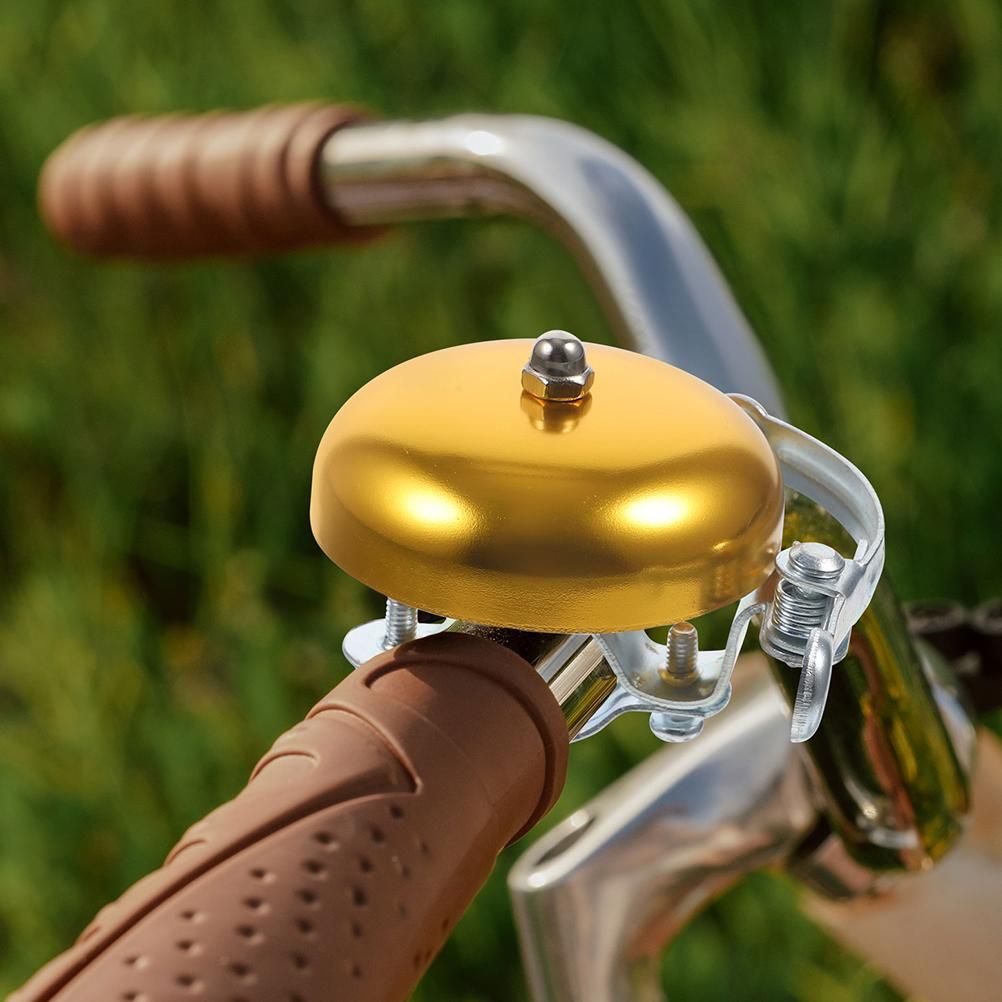 2pcs Aluminum Alloy Bicycle Bell Vintage Bike Bell Replacement For Mountain Bikes Cycling Loud And Clear Sound - Image 2