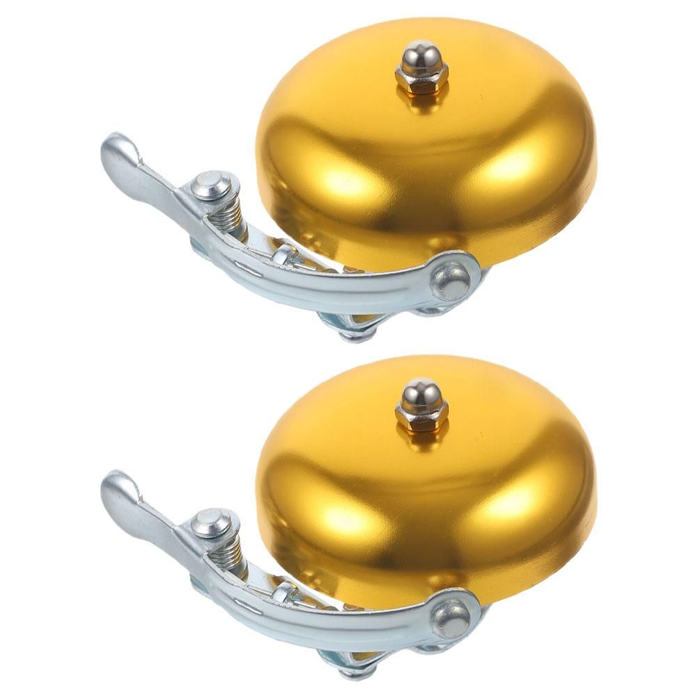 2pcs Aluminum Alloy Bicycle Bell Vintage Bike Bell Replacement For Mountain Bikes Cycling Loud And Clear Sound - Image 8